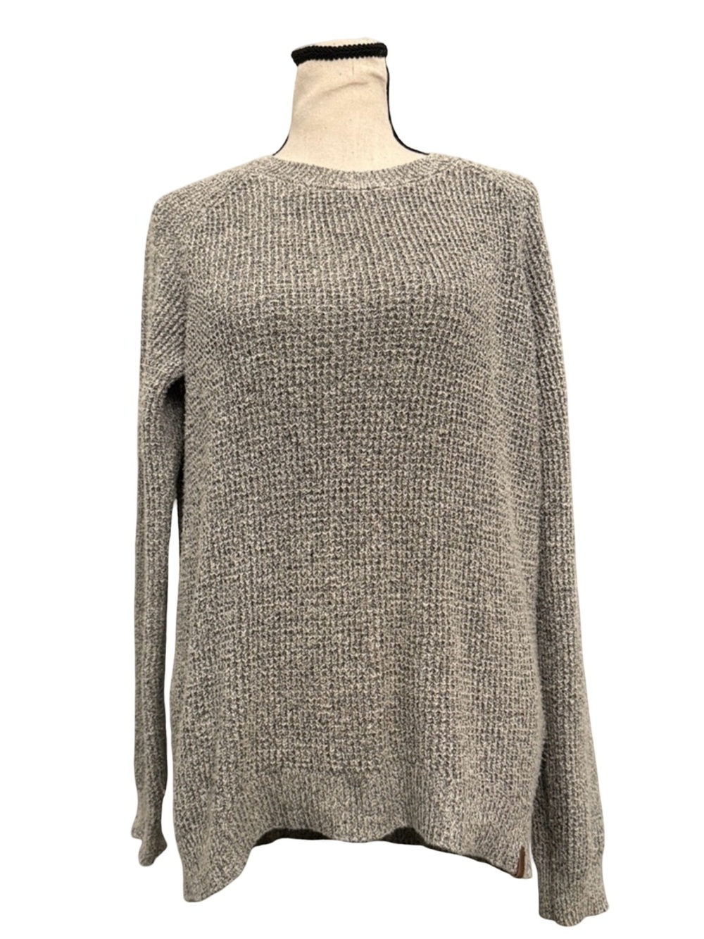Roots Chunky Knit Sweater S/P Cozy Neutral Textured Knit Cottagecore Minimalist